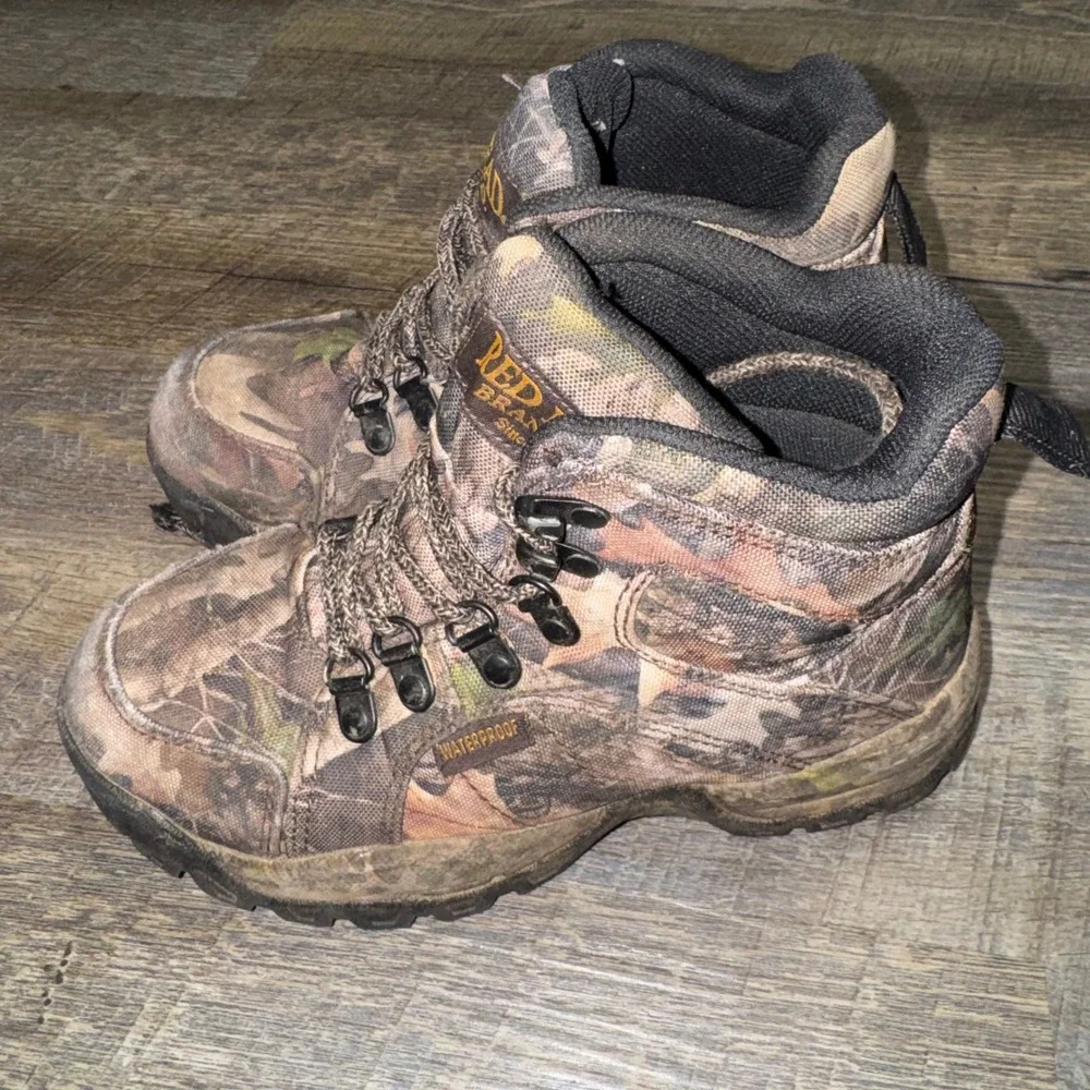 RedHead Waterproof Camo Hiking Boots True Timber Kanati 7705K-TTK Kids Size 3